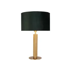 London bordlampe, messing/grøn^Searchlight Best