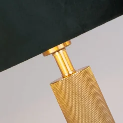 London bordlampe, messing/grøn^Searchlight Best