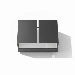 LOOM DESIGN Ask udendørs LED-væglampe op/ned sort