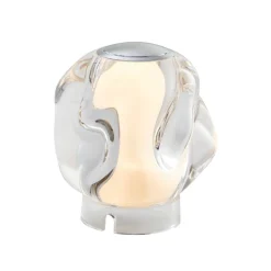 LED-bordlampe Ice Ball, krom, Ø 10,5 cm^LOOM DESIGN Clearance