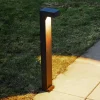 LOOM DESIGN LED-gadelampe Arn, corten, højde 70 cm, aluminium