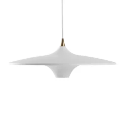 LOOM DESIGN LED-hængelampe Moja, Ø 35 cm, hvid