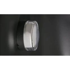 LOOM DESIGN LED-loftlampe Otto Convex, klar, IP65