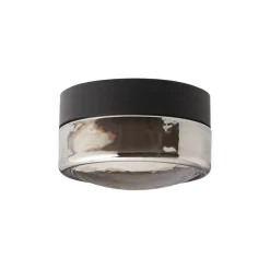 LOOM DESIGN LED-loftslampe Otto Convex, grå, IP65