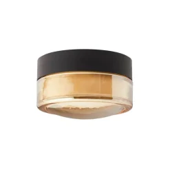 LED-loftslampe Otto Convex, ravfarvet, IP65^LOOM DESIGN