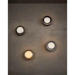 LED-loftslampe Otto Convex, ravfarvet, IP65^LOOM DESIGN