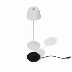 LED-terrasselampe Modi, hvid 36 cm CCT^LOOM DESIGN Online