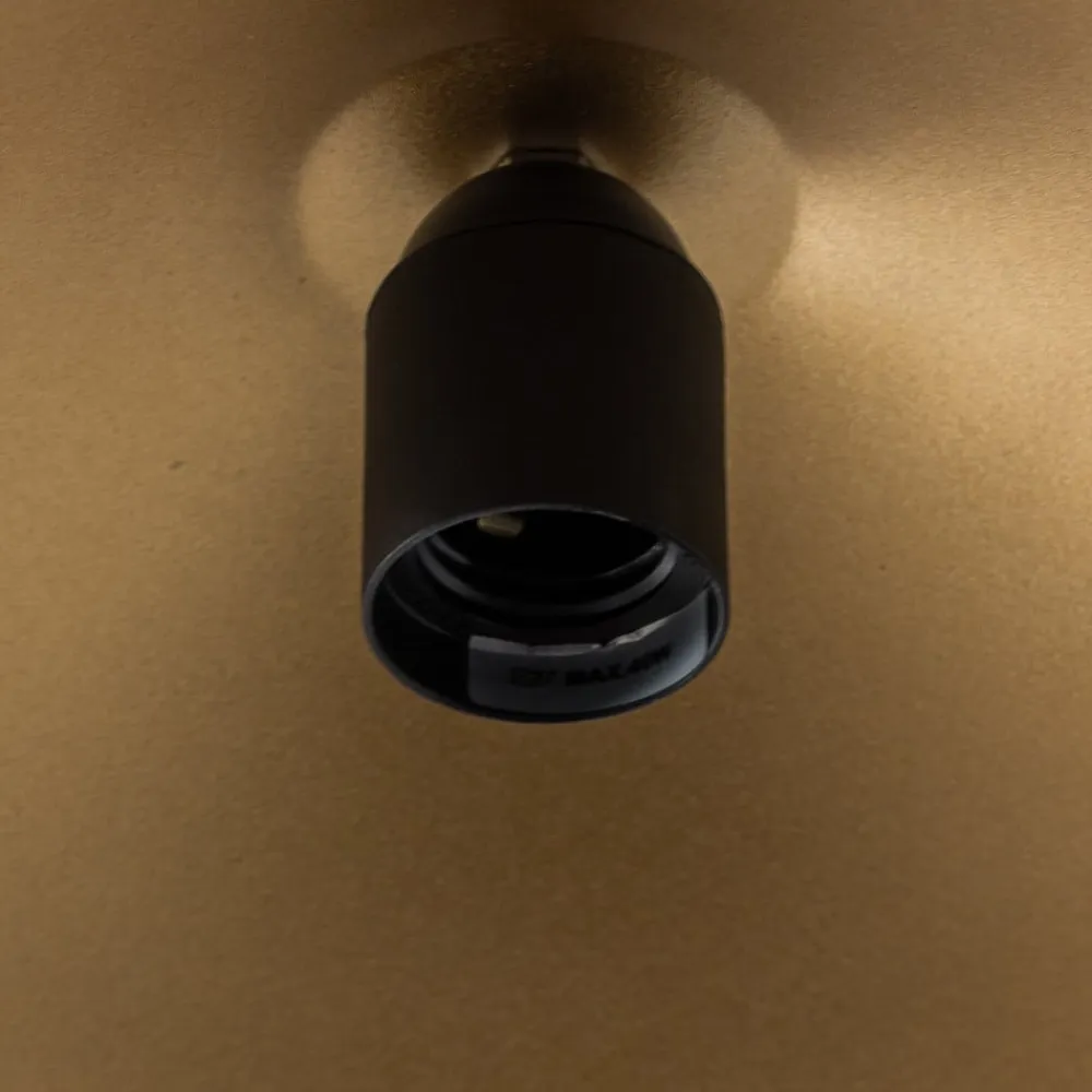 Lorato væglampe, sort, højde 48 cm, metal, E27^ROYALTECH Discount