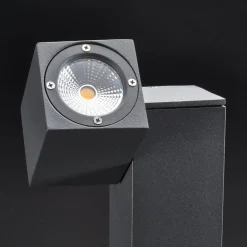 Lorik LED-gadelampe med fleksibel hoved, grå^Lucande New