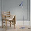 Louis Poulsen AJ design-gulvlampe blågrå