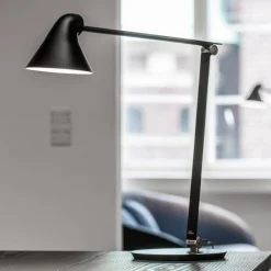 Louis Poulsen Arbejdsrum/Kontor>NJP bordlampe, fod, 3.000 K mørkegrå