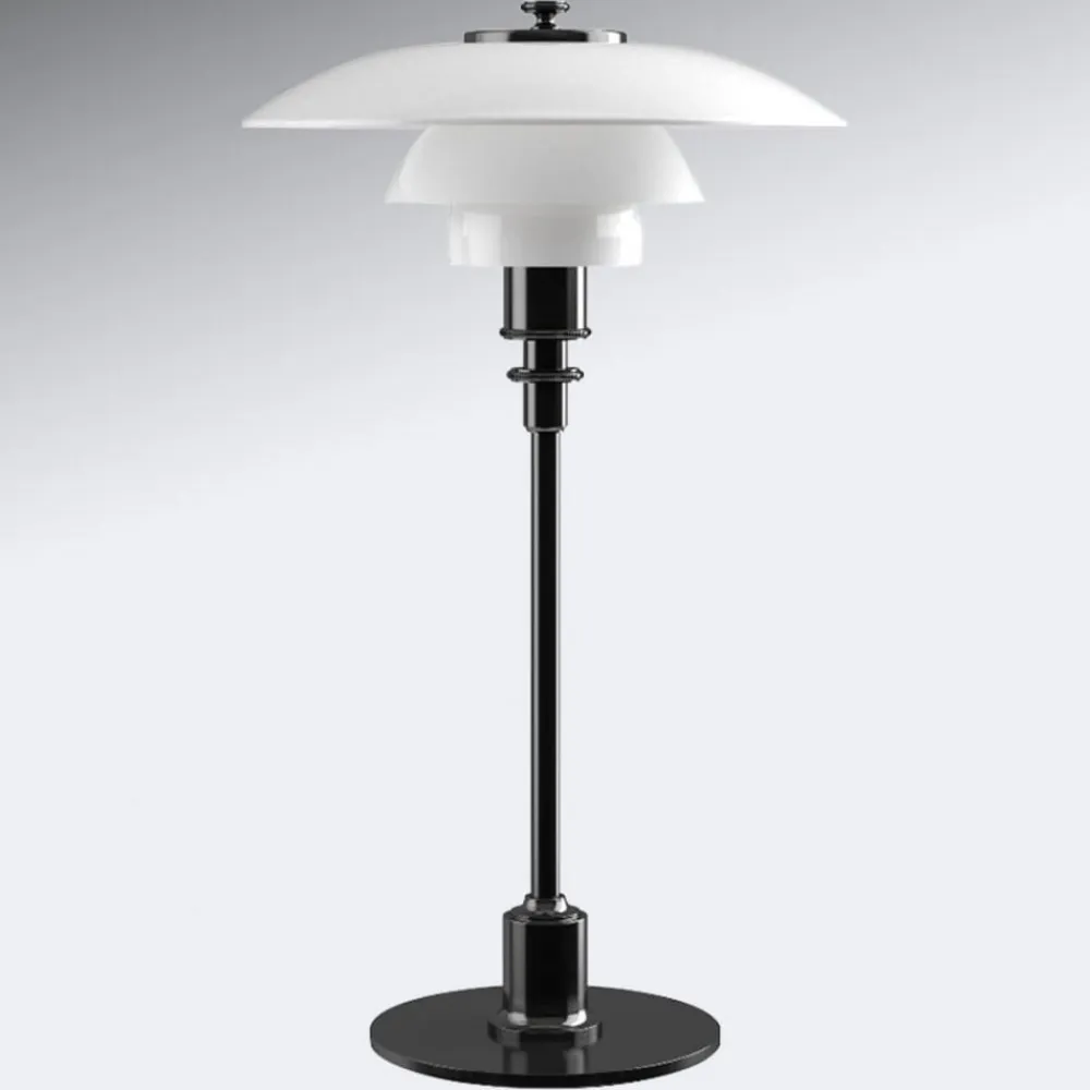 Louis Poulsen Bordlamper>PH 2/1 bordlampe, sort