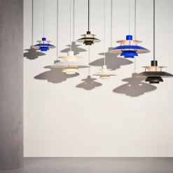 Louis Poulsen PH 5 hængelampe, monokrom sort