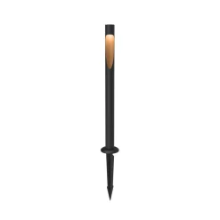 Louis Poulsen vejlampe Flindt 840 70 cm sort jordstik 24 V