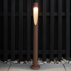 Louis Poulsen Gadebelysning>vejlampe Flindt, 927, corten 70 cm base 24 V