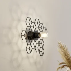 Alexaru væglampe, bikage, sort^Lucande Best