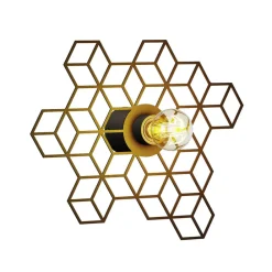 Alexaru væglampe, bikage, sort^Lucande Best