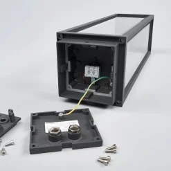 Annalea sokkellampe, 50 cm, antracit, IP54^Lucande Sale