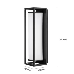 Lucande Banetti udendørs LED-væglampe, 50 cm