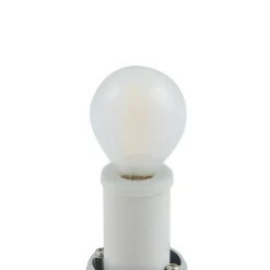 Basolo væglampe til badeværelset, sort, højde 31,5 cm, glas^Lucande Clearance