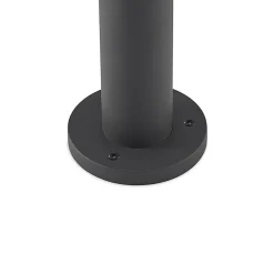 Lucande Berenike 60 cm vejlampe, mørkegrå, metal, GX53