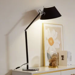 bordlampe Dansari, sort, metal, justerbar^Lucande Outlet