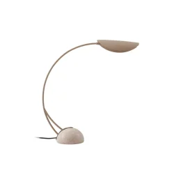 Lucande Pendellamper|Bordlamper>bordlampe Rivera, beige, metal, sten, 51 cm, G9