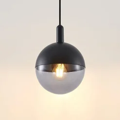 Dustian pendellampe, glaskugle^Lucande Hot