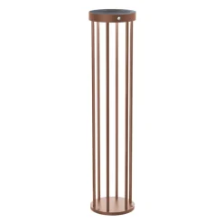 Evelis LED-vejlampe, rustfarvet, aluminium, sensor^Lucande Best