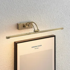 Lucande Felena LED-gallerilampe, antik messing