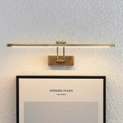 Lucande Felena LED-gallerilampe, antik messing