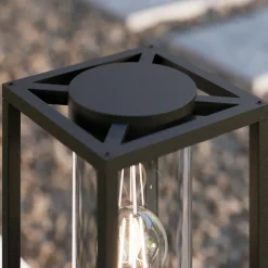 Ferda sokkellampe, 37 cm, antracit, IP44^Lucande Hot