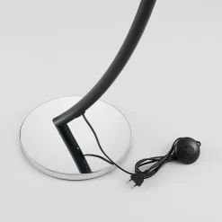 gulvlampe Evelyna, grå/sort, metal, 192 cm^Lucande Discount