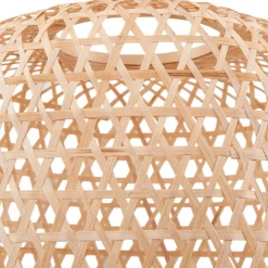 Lucande gulvlampe Jorick, bambus, trefod, højde 166 cm