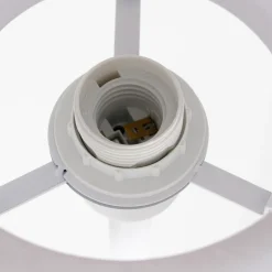 Lucande gulvlampe Kellina, 151 cm, hvid, metal, E27