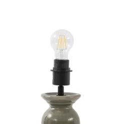 Lucande gulvlampe Lyndorin, grøn, keramik, 150 cm