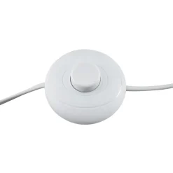 Lucande gulvlampe Lyndorin, beige, keramik, 150 cm