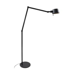 gulvlampe Silka, højde 216 cm, sort, metal^Lucande Sale