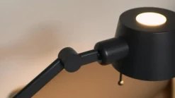 gulvlampe Silka, højde 216 cm, sort, metal^Lucande Sale