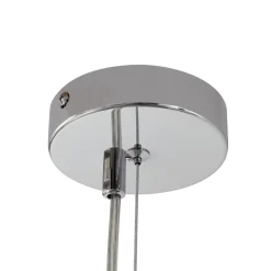 Lucande hængelampe Diborah, klar, Ø 43 cm, glas, G9