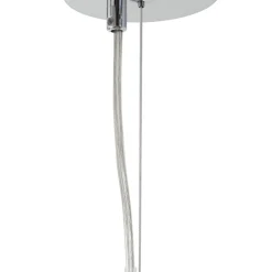 Lucande hængelampe Diborah, klar, Ø 43 cm, glas, G9