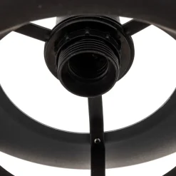 Lucande hængelampe Kellina, Ø 48 cm, sort, metal