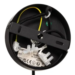 Lucande hængelampe Kellina, Ø 48 cm, sort, metal