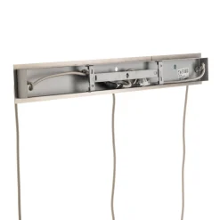 hængelampe Sharvil, 3 lyskilder, hvid, glas, 97 cm^Lucande Best