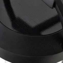 2-i-1 LED-solcellelampe Tilena, sort, rund, aluminium^Lucande Outlet