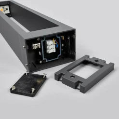 Jupp LED-vejlampe, sæt med 4, 60 cm, antracit, IP54^Lucande New