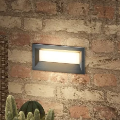 Lucande Væglamper>Lachlain udendørs LED-vægindbygningslampe