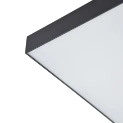 Lucande LED loftlampe Leicy, sort, 60 cm, RGBIC, CCT