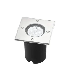 Lucande LED nedgravningslampe Ava, 12 cm x 12 cm, IP67