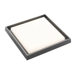 LED udendørs loftlampe Birta, mørkegrå, IP54, 34 cm^Lucande Best